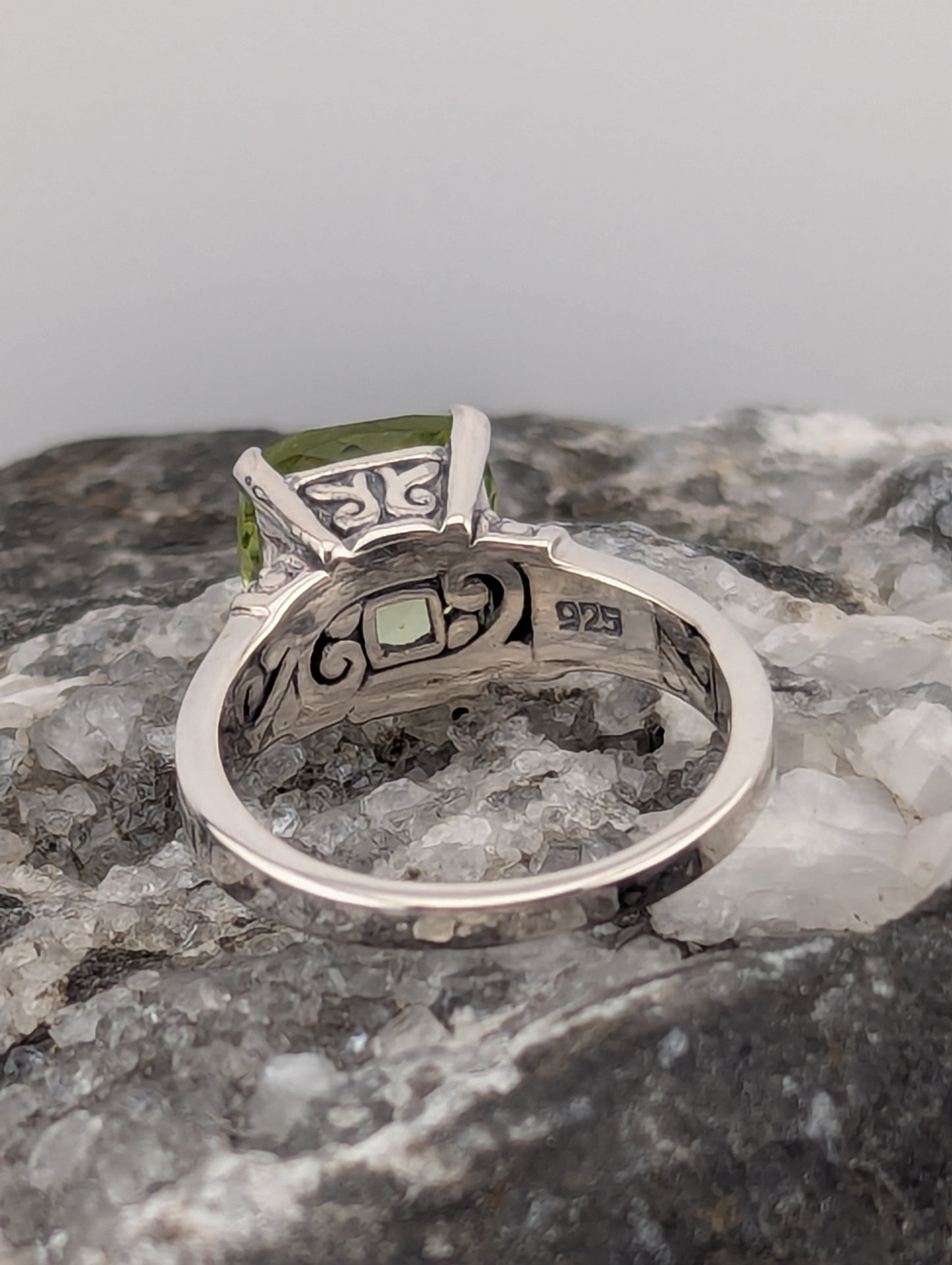 Prasiolite Ring